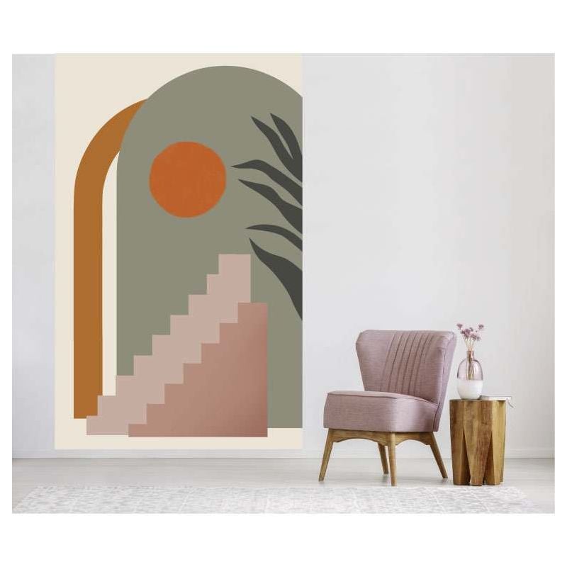 Scenolia Papier Peint Tendance Art Abstrait Géométrique