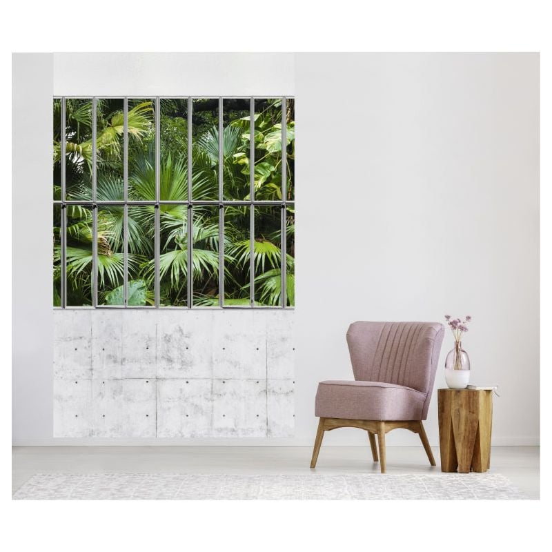Scenolia Papier Peint Trompe L'oeil Verrière Dans La Maison