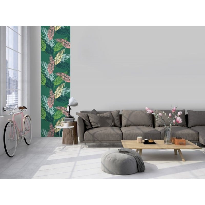 Scenolia Papier Peint à Motif Tropical Vert