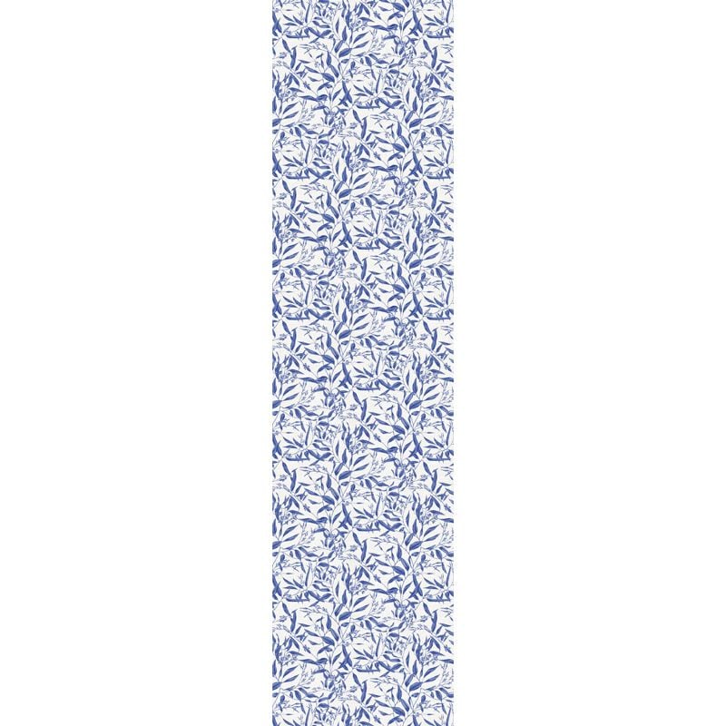 Scenolia Papier Peint à Motif Végétal Bleu