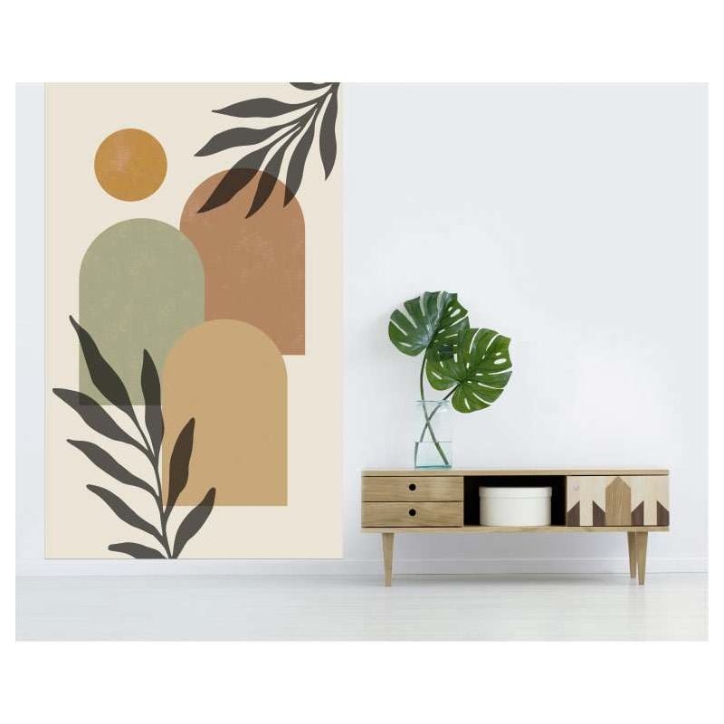 Scenolia Papier Peint Déco Graphique Terracotta