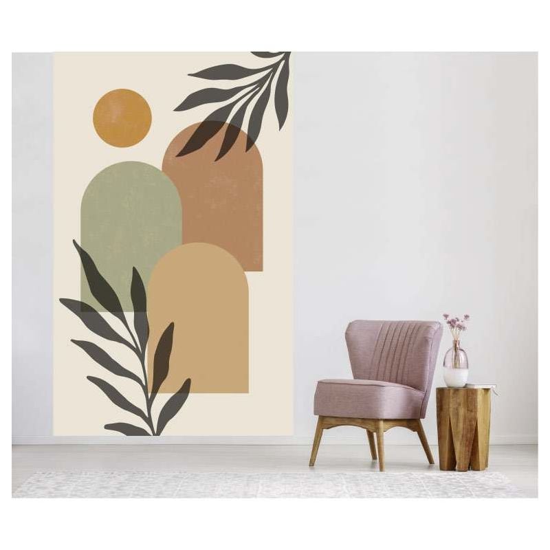 Scenolia Papier Peint Déco Graphique Terracotta