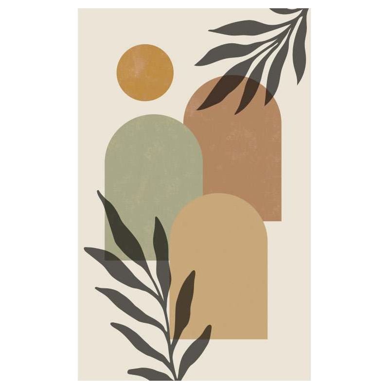 scenolia Papier peint déco graphique terracotta