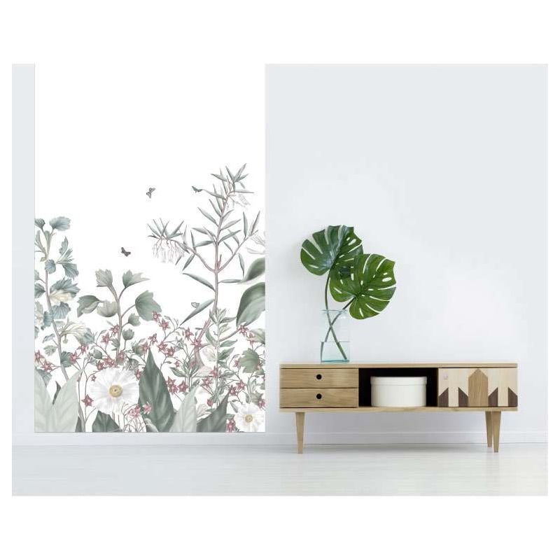 Scenolia Papier Peint Fleurs Aux Couleurs Douces