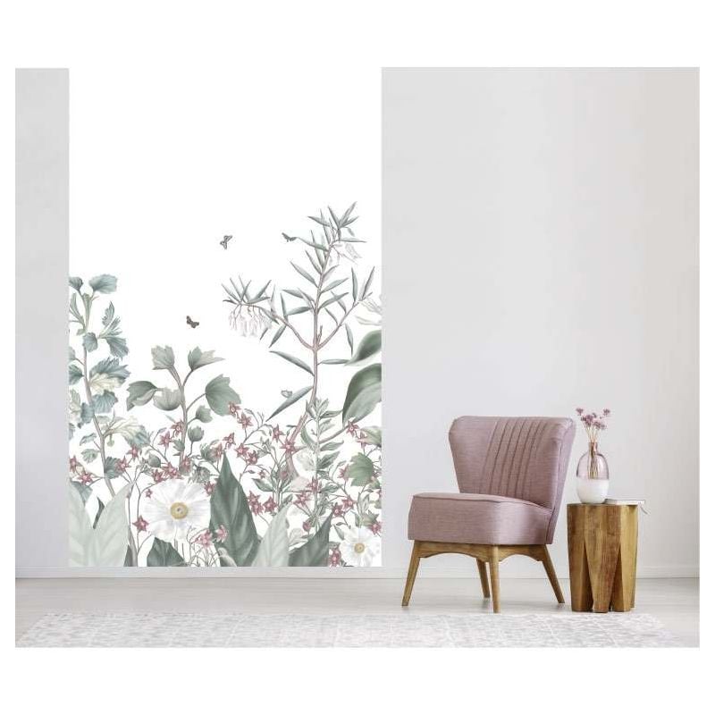 Scenolia Papier Peint Fleurs Aux Couleurs Douces