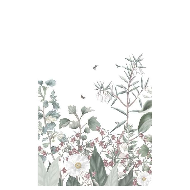 scenolia Papier peint fleurs aux couleurs douces