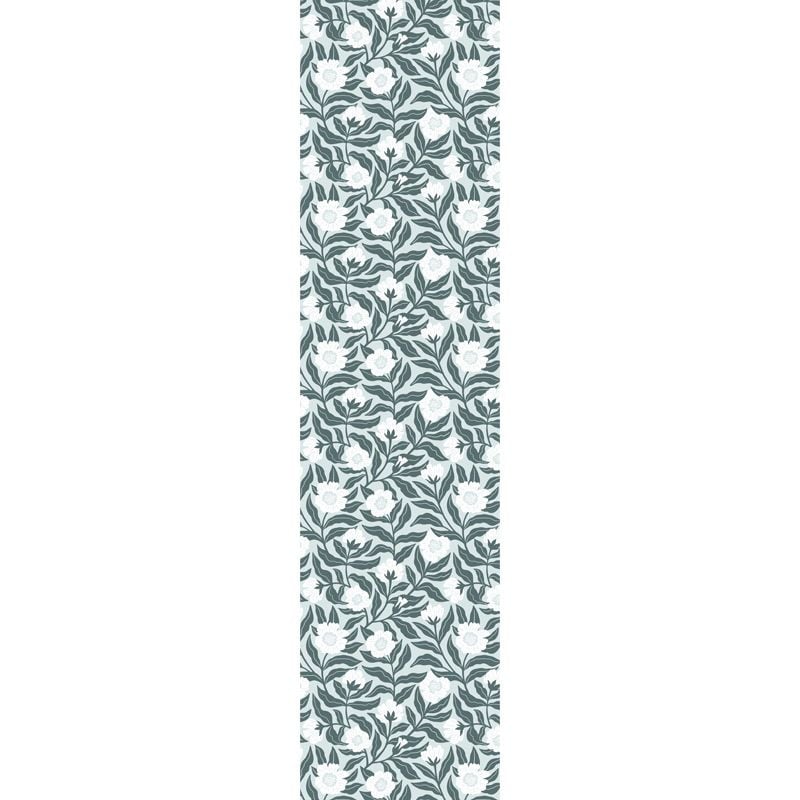 scenolia Papier peint floral vert et gris