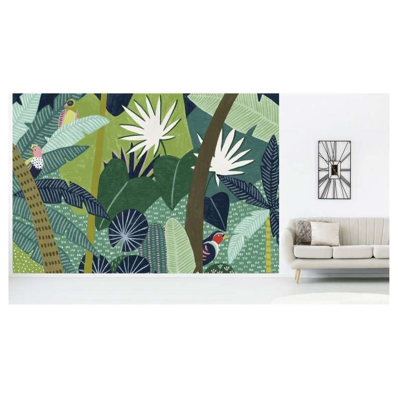 Scenolia Papier Peint Graphique Ambiance Tropicale