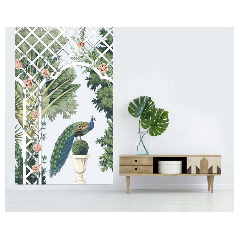 Scenolia Papier Peint Jardin Exotique Et Paons