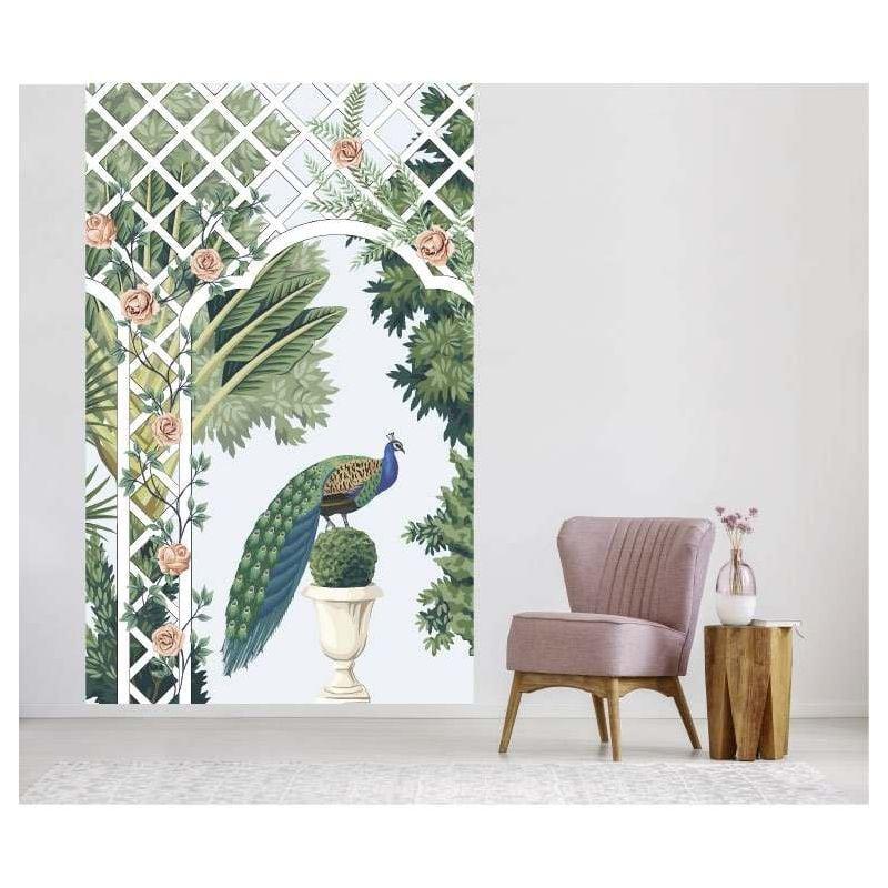 Scenolia Papier Peint Jardin Exotique Et Paons