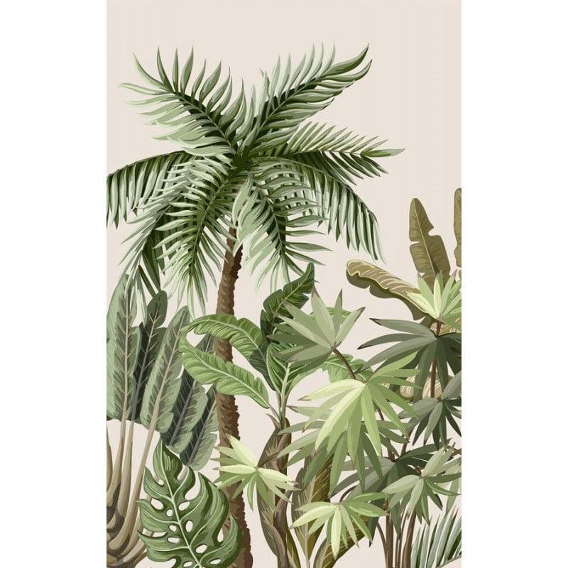 scenolia Papier peint jungle illustration colorée