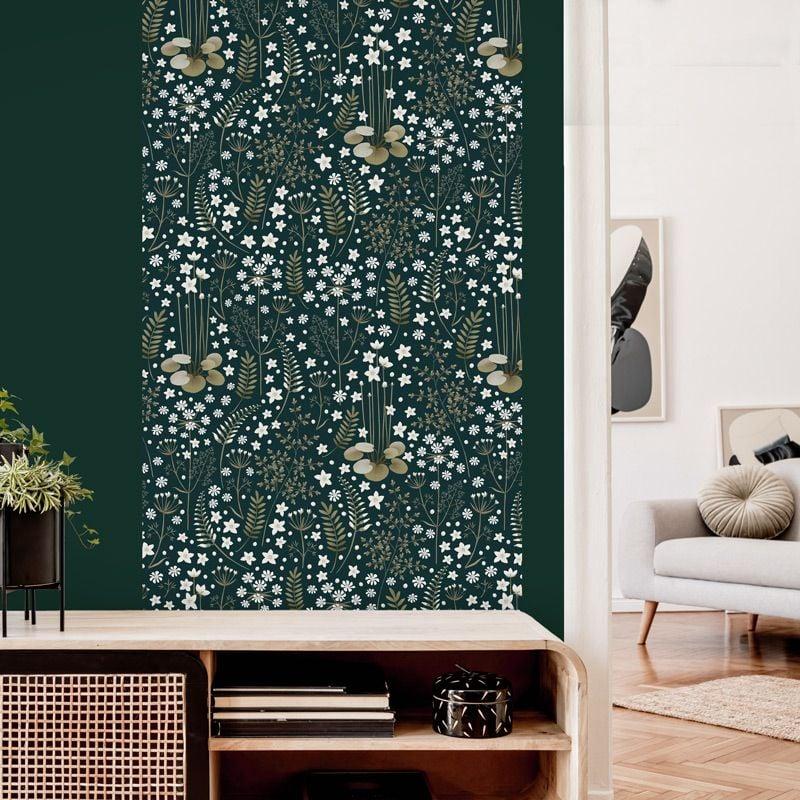 Scenolia Papier Peint Motif D'illustration Florale