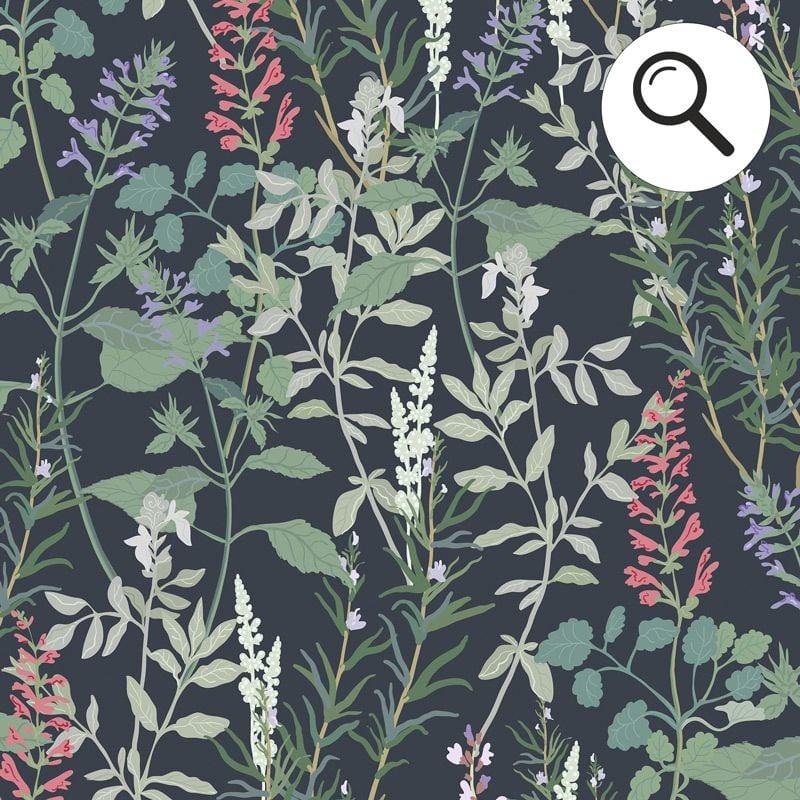 scenolia Papier peint motif fleurs de prairie