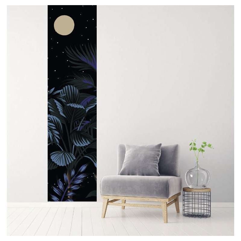 Scenolia Papier Peint Panoramique Jungle Bleu Nuit