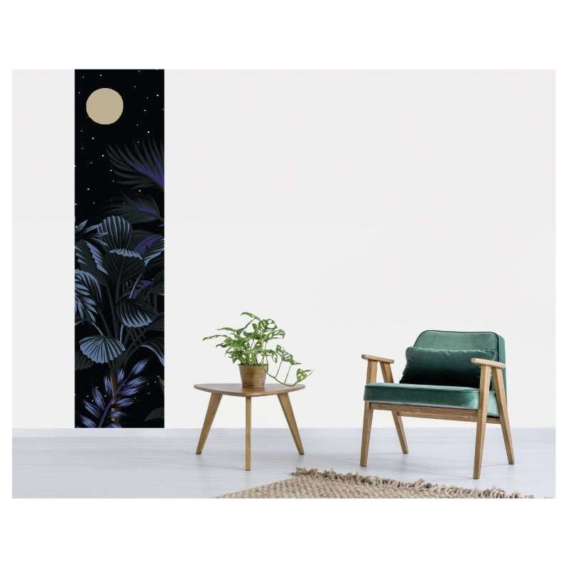 Scenolia Papier Peint Panoramique Jungle Bleu Nuit