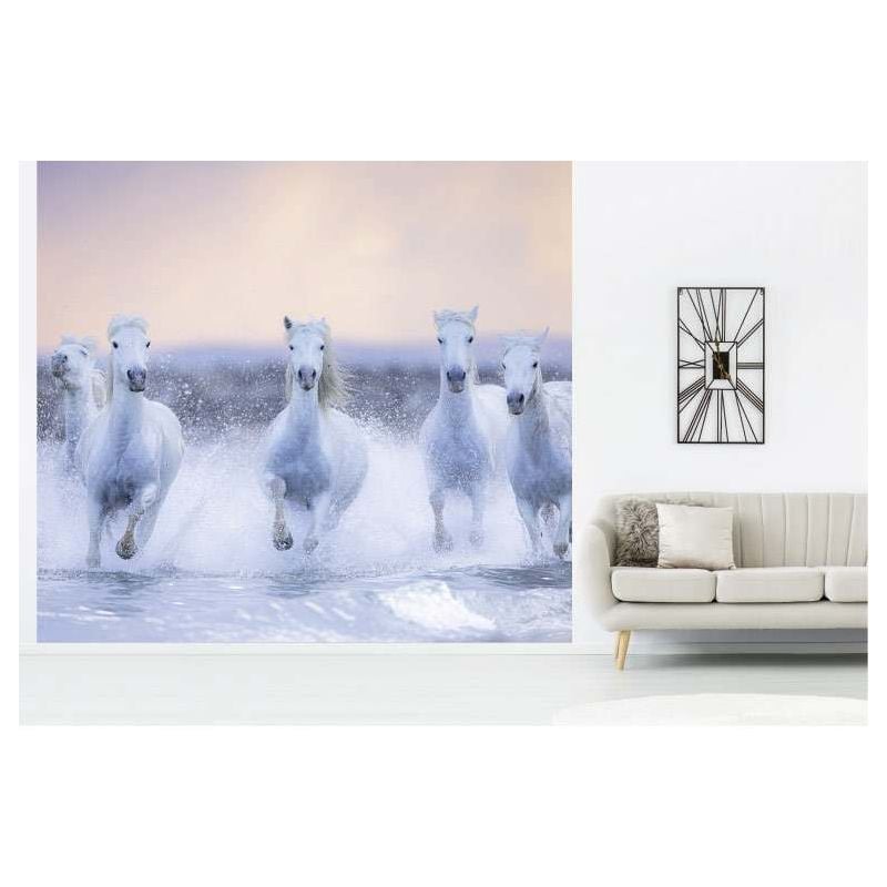 Scenolia Papier Peint Paysage Chevaux Au Galop
