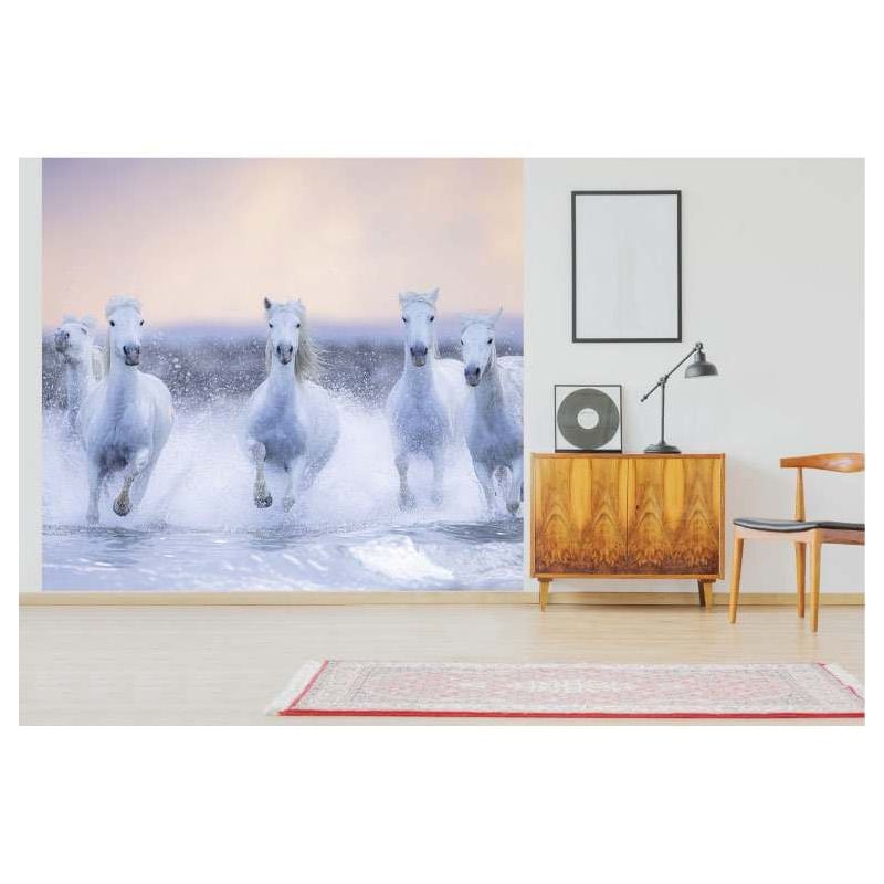 Scenolia Papier Peint Paysage Chevaux Au Galop