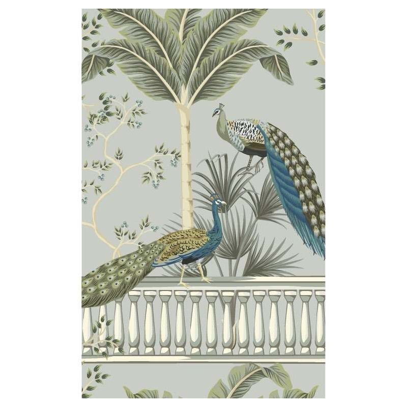 scenolia Papier peint paysage et animaux exotiques