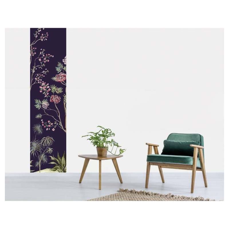 Scenolia Papier Peint Roses Sur Fond Noir