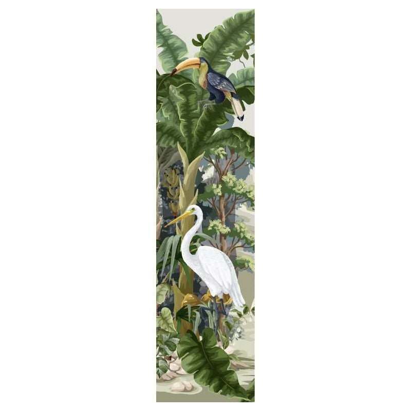 scenolia Tapisserie murale jungle tropicale et animaux sauvages