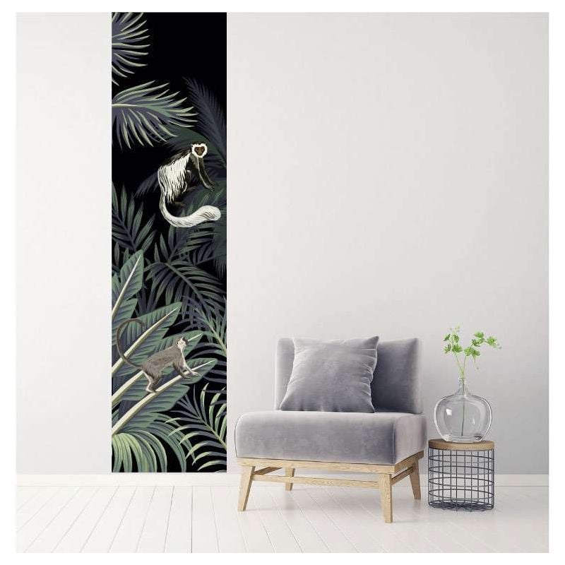 Scenolia Tapisserie Murale Tendance Jungle Dans La Nuit