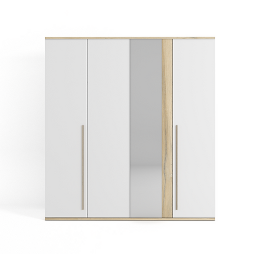 Sciae Armoire 4 Portes 1 Glace N°25 - 4 Doors 1 Glass Wardrobe N°25