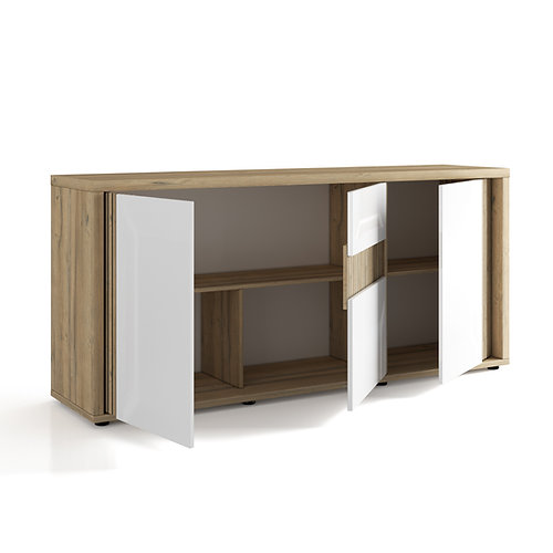 sciae BUFFET 3 PORTES N°29 Avec LED - 3 DOORS SIDEBOARD N°29 With LED