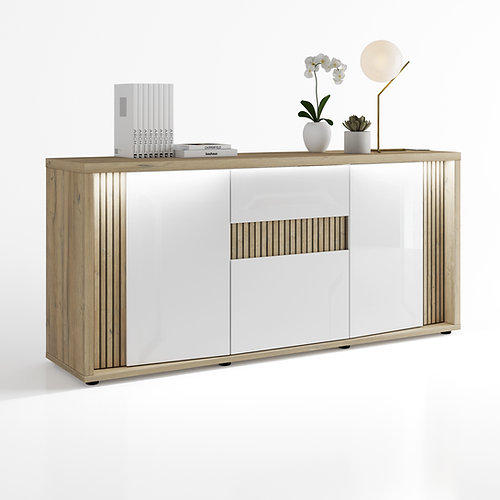 sciae BUFFET 3 PORTES N°29 avec LED - 3 DOORS SIDEBOARD N°29 with LED