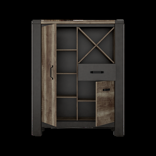 Sciae Buffet Haut 2 Portes 1 Tiroir N°40