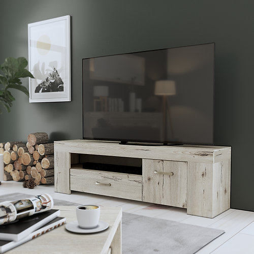 Sciae Meuble TV 1 Porte 1 Tiroir 1 Niche N°38