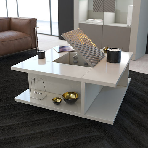 Sciae TABLE BASSE 1 ABATTANT N°12 - 1 FLAP COFFEE TABLE N°12