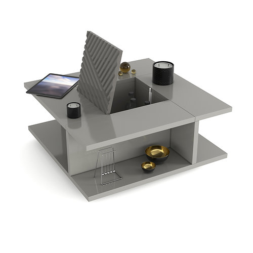 Sciae TABLE BASSE 1 ABATTANT N°12 - 1 FLAP COFFEE TABLE N°12
