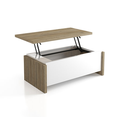 Sciae TABLE BASSE PLATEAU RELEVABLE N°12 - LIFT-TOP COFFEE TABLE N°12