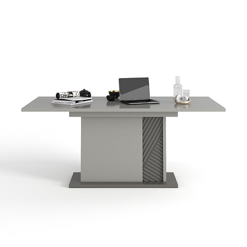 Sciae TABLE RECTANGULAIRE FUT 1 ALLONGE N°10 - RECTANGULAR DINING TABLE 1 LEAF N°10