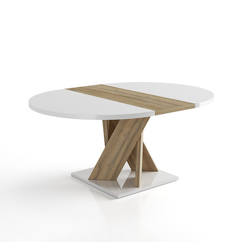 Sciae TABLE RONDE 1 Allonge N°13 - ROUND TABLE N°13 1 Leaf