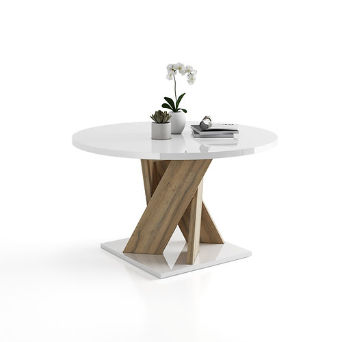 Sciae TABLE RONDE 1 Allonge N°13 - ROUND TABLE N°13 1 Leaf