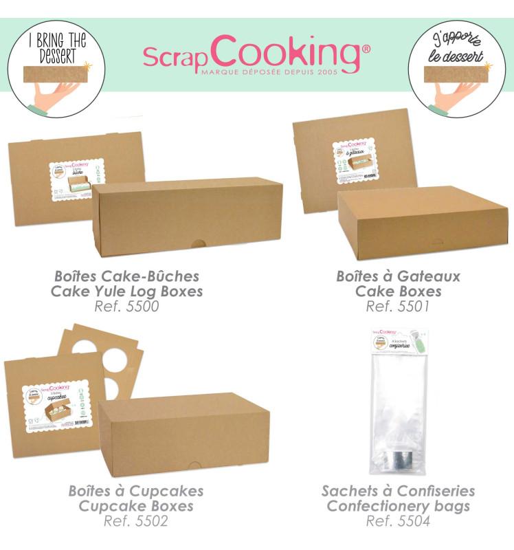 Scrapcooking 2 Boites De Transport Pour Macarons Et Biscuits