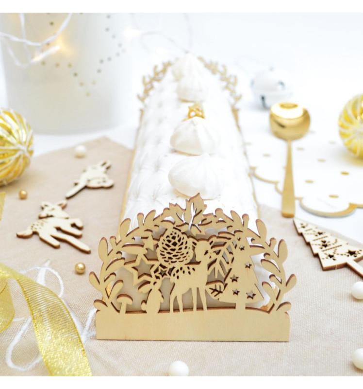 Scrapcooking 2 Embouts De Bûche Bois Forêt Enchantée