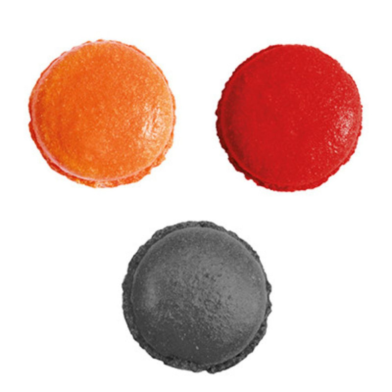 Scrapcooking 3 Colorants En Poudre Halloween Noir Orange Rouge