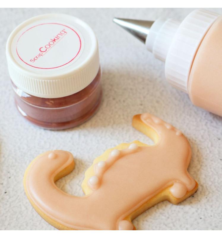 Scrapcooking 3 Préparations Colorantes D'origine Naturelle Dino (Sauge Lin Denim)