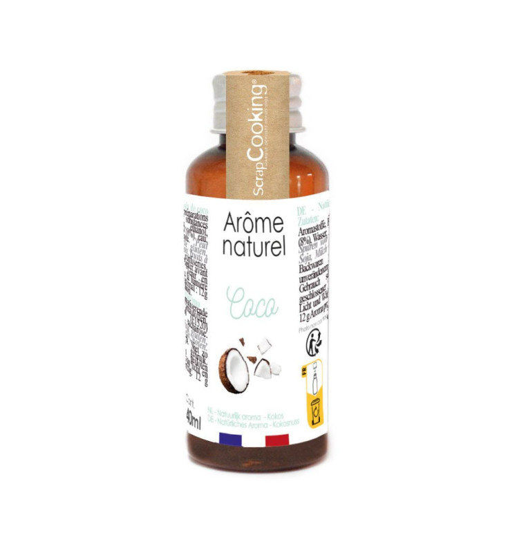 scrapcooking Arôme naturel liquide Noix de coco 40 ml