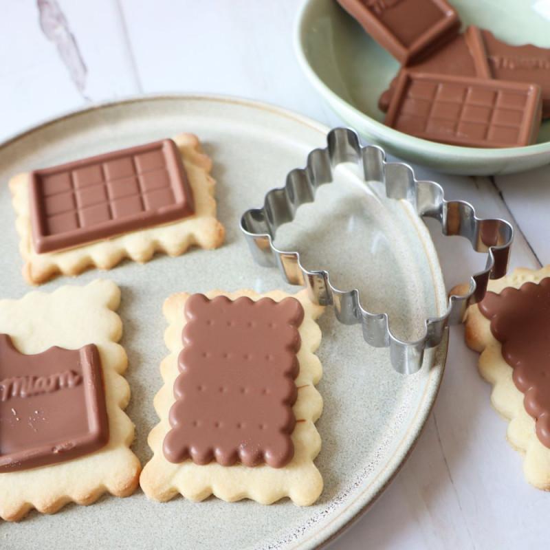 Scrapcooking Biscuits School - Découpoir Et Moule à Chocolat Pour Goûters Gourmands