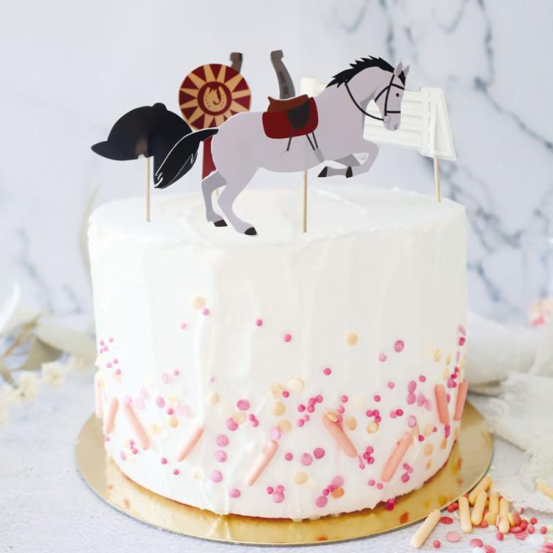 Scrapcooking Cake Toppers équitation Pour Déco De Gâteaux
