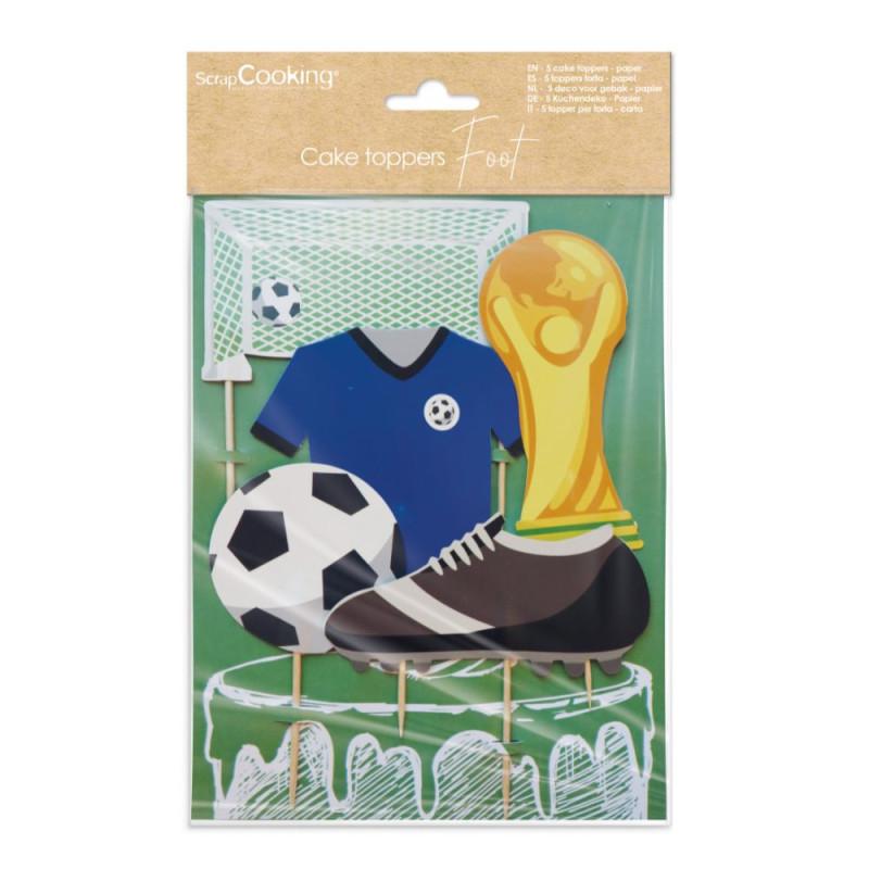 scrapcooking Cake toppers football pour déco de gâteaux