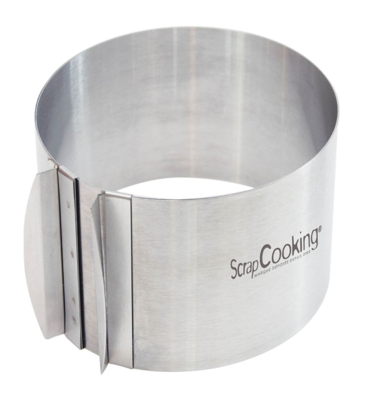 Scrapcooking Cercle à Pâtisserie Extensible Haut H.12 Cm