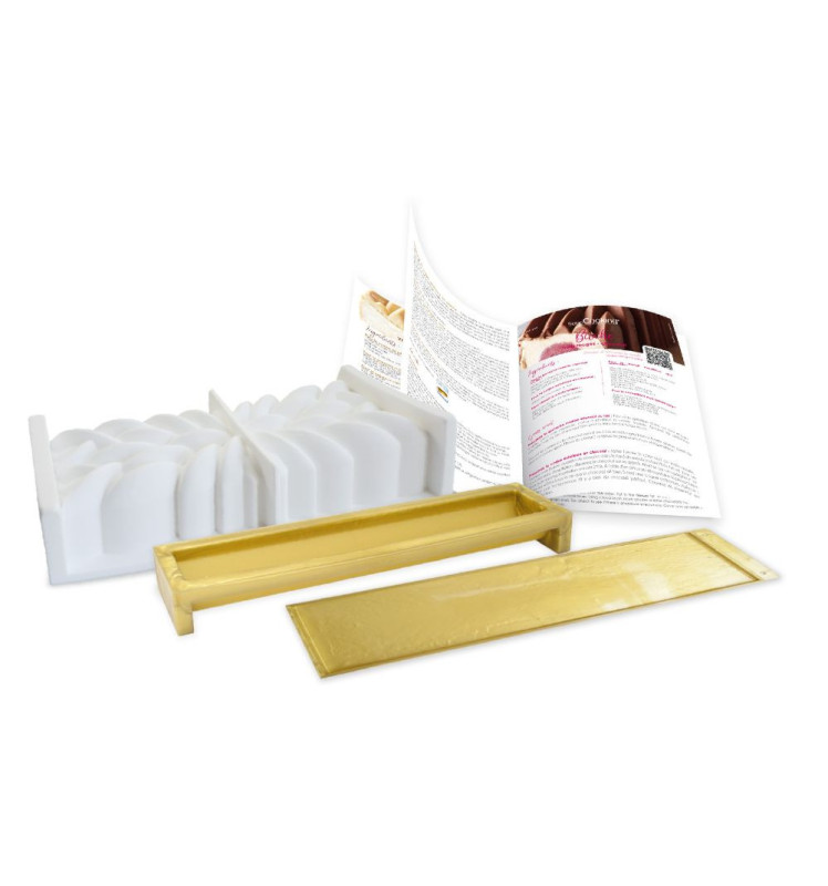 Scrapcooking Coffret Bûche Instant - 3 Moules De Noël Avec Insert