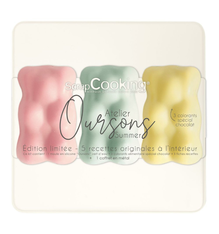 scrapcooking Coffret Oursons Summer - Édition limitée