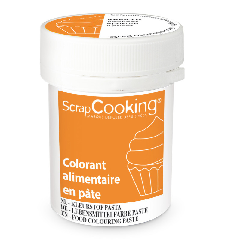 scrapcooking Colorant alimentaire en pâte abricot 20g