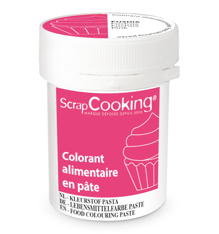 scrapcooking Colorant alimentaire en pâte fuchsia 20g