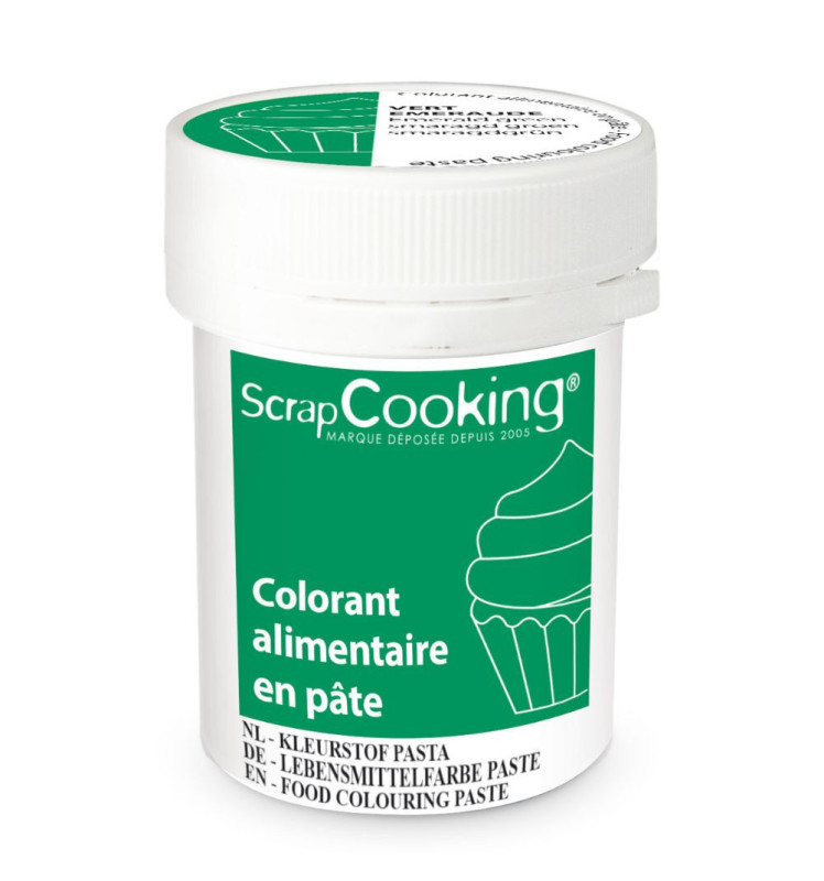 Scrapcooking Colorant Alimentaire En Pâte Vert émeraude 20g